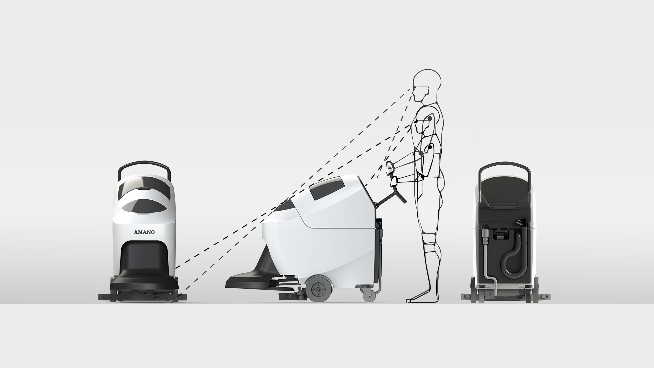 Amano Robot Sweeper - views